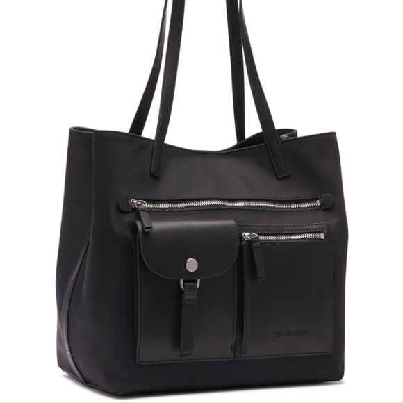 Calvin Klein Rossa Nylon Tote - Picture 2 of 4